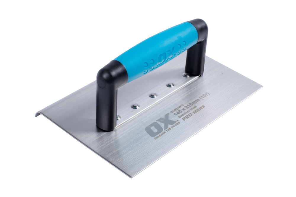 OX Pro RVS Randtroffel extra breed 145x215mm 6mm straal