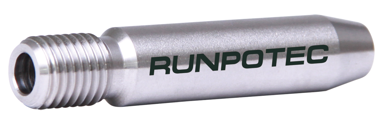 RUNPO RVS Eindhuls RTG12 t.b.v. Ø 9mm Glasvezel Trekveer