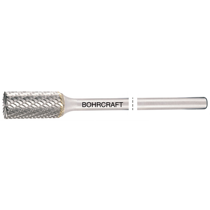 BC Stiftfrees HM vorm B cilinder met kruis+kopvertanding Z3-X 6,0mm x 150mm