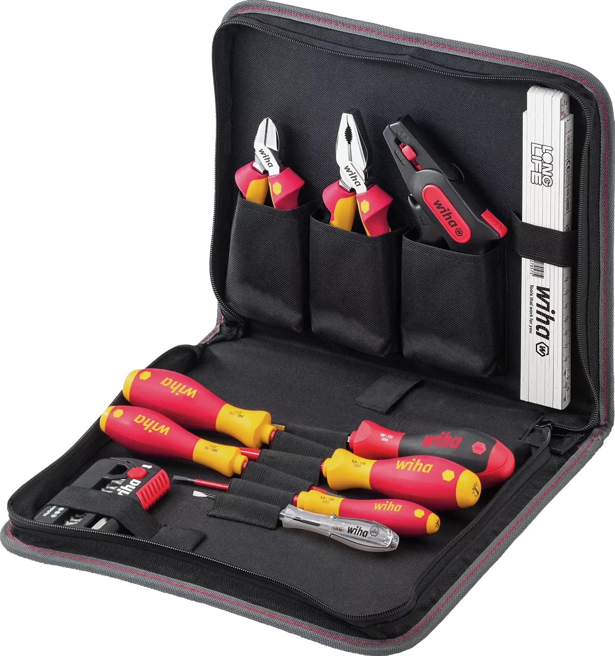 WIHA Gereedschapsset Elektricien Assorti in etui 9300-035, 32-delig