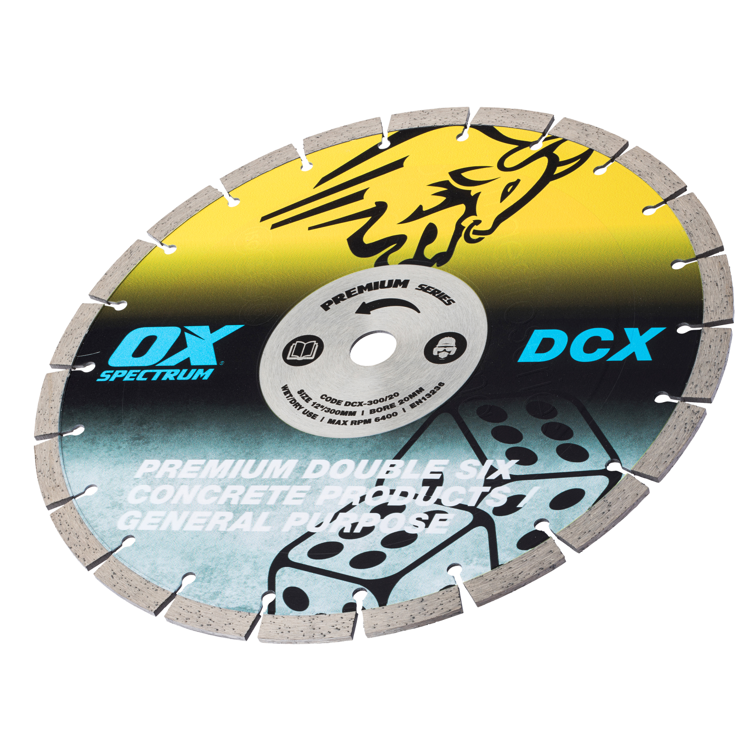OX Premium Plus DCX Double Six Diamantzaagblad 300mm.png