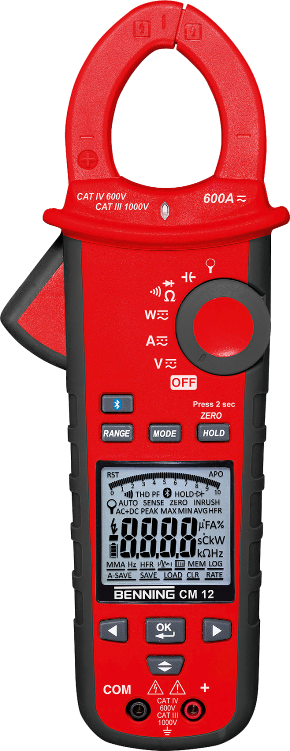 BENNING CM 12 Stroomtang-Multimeter TRUE RMS