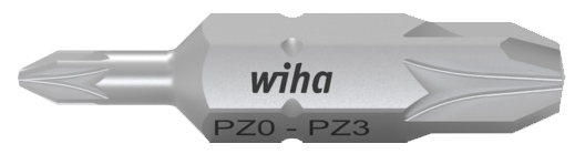 WIHA Dubbelbit Pozidriv 7412 PZ0 - PZ3 30 mm (10 stuks)