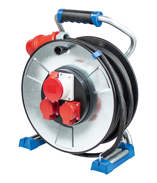 Schwabe CEE Kabelhaspel Xperts IronCoat 400V/16A IP44 Neopreen H07RN-F 5G2.5 25m