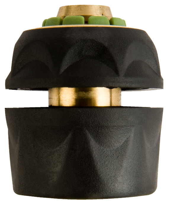 Polet Koppeling Brass 1/2"-5/8" Softtouch Aquastop in blister