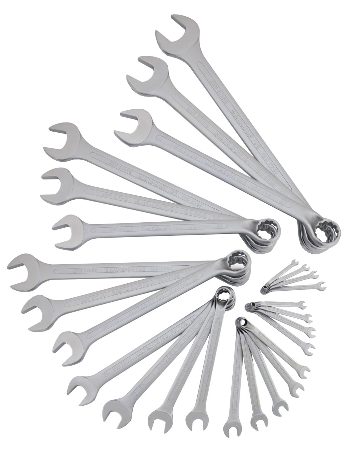 Matador Ringsteeksleutelset diep gebogen 6-32mm in kunststof box, 26-delig