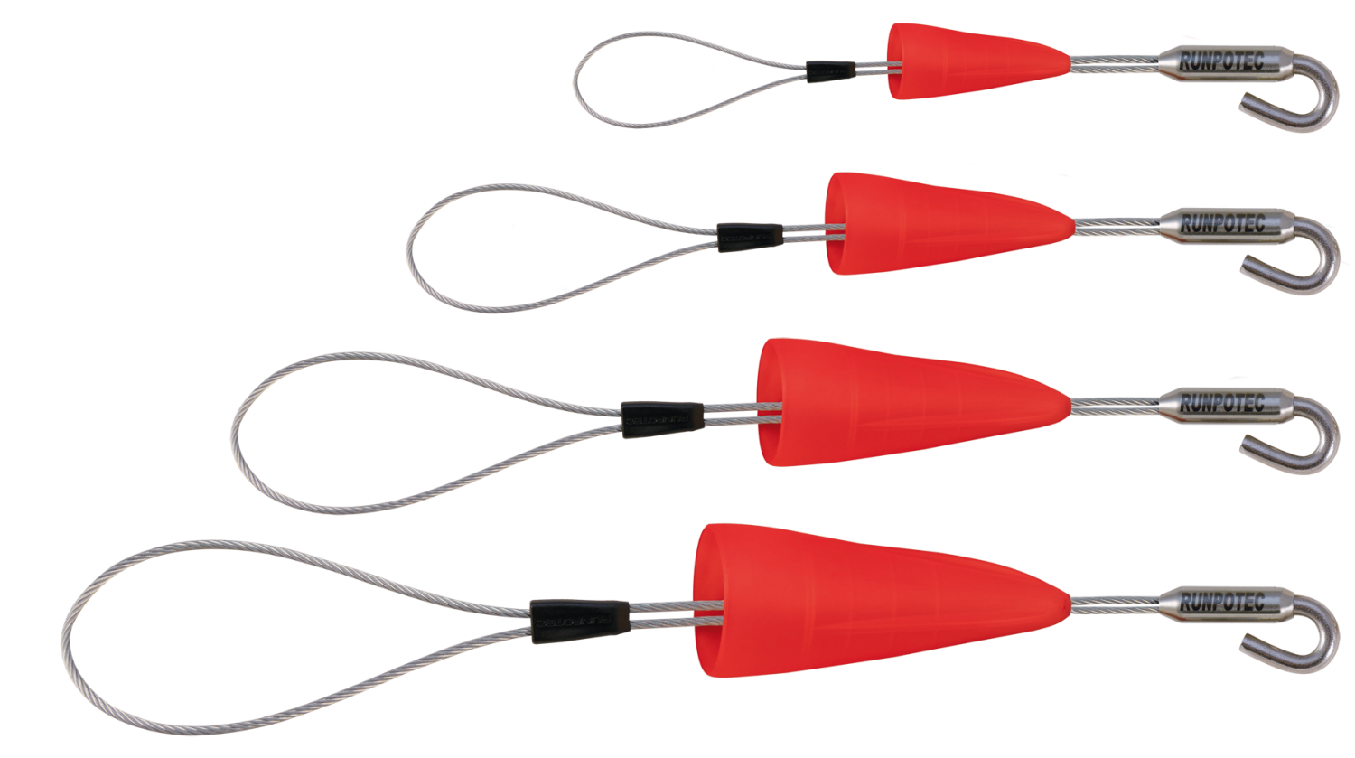 RUNPO Runpofix Kabeltreklussenset RTG6 Ø14-30mm met haak, 4-delig