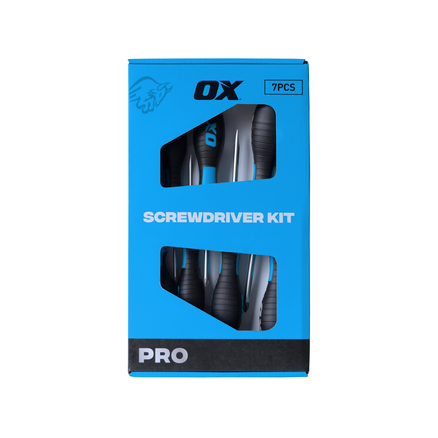 OX Pro Schroevendraaierset PH/PZ/SL, 7-delig