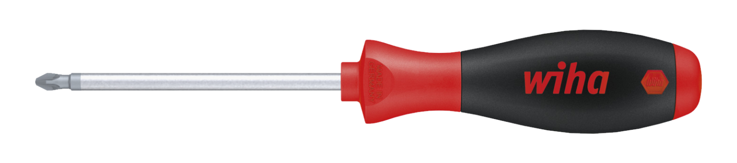 WIHA Kruiskopschroevendraaier SoftFinish ronde schacht 313 PZ1x80