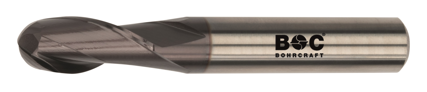 BC PP VHM Radiusfrees Z2, lang, Type NH, AlTiN 4,0 mm cil. schacht DIN 6535 HA in BC-Verp.