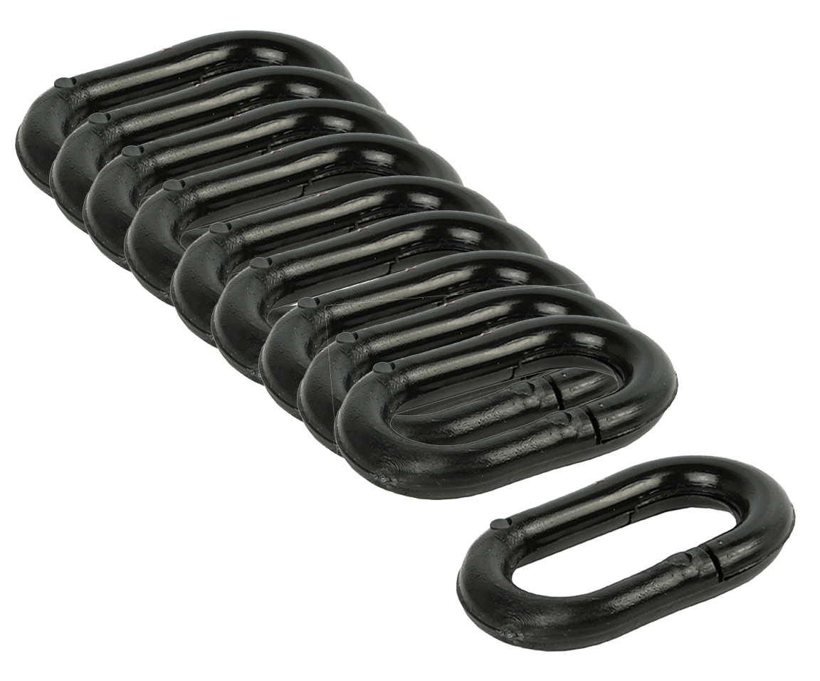 Spectrum Lockout Verbindingsschakel Kunststof Ketting Zwart (10 stuks)