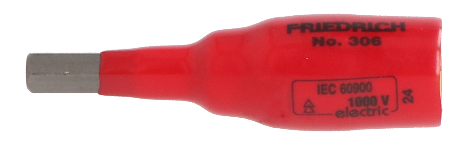 Friedrich 3/8" Inbusdop 306 1000V 65mm 8mm
