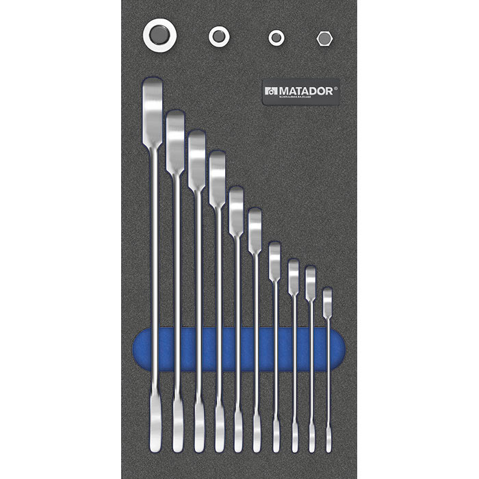 Matador MTS 1/3 Module Ringratelsleutelset met ratel 6-22mm, 14-delig