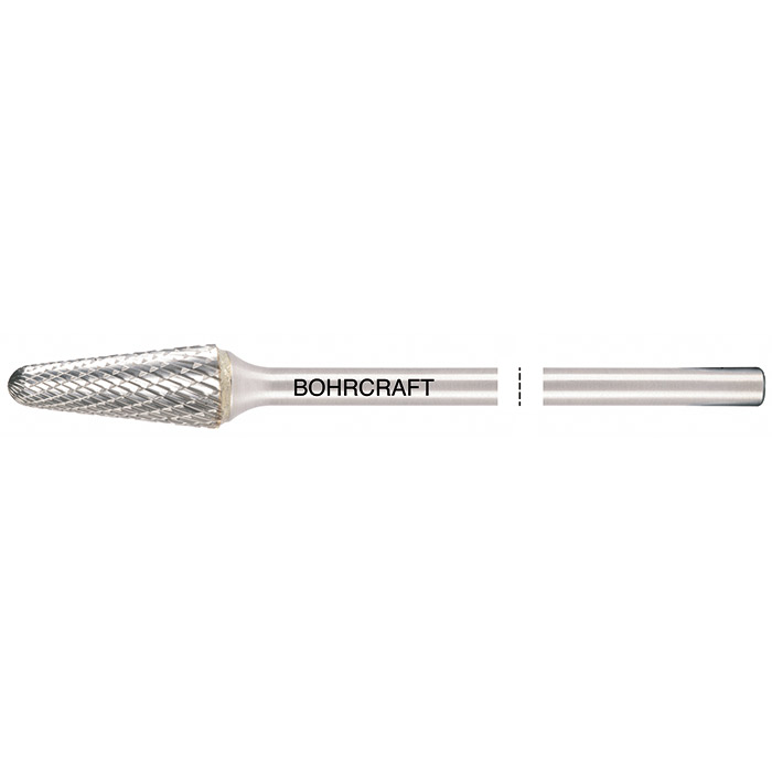 BC Stiftfrees HM vorm L ronde kegelvorm kruisvertanding Z3-X 12,0mm x 175mm