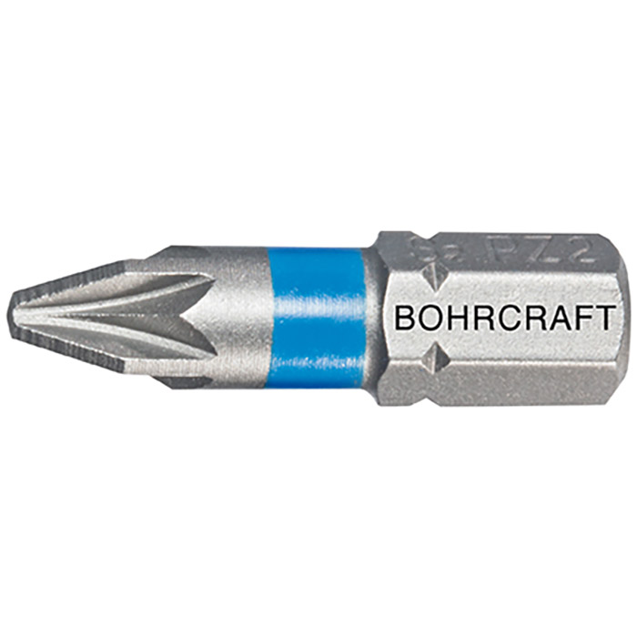 BC 1/4" Bit Pozidriv PZ1 x 25mm  Blue (per 10st verpakt)