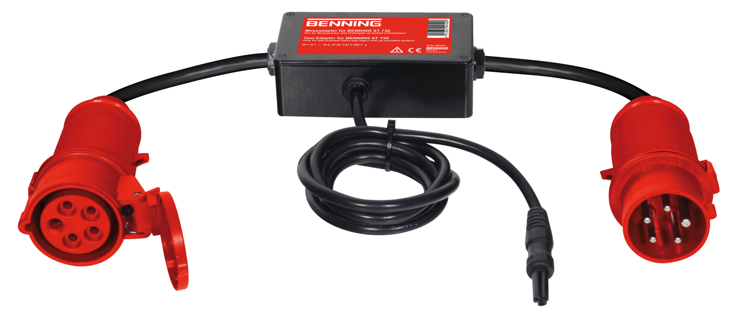 BENNING Meetadapter driefase 32A CEE 5-polig (actief) ST 725