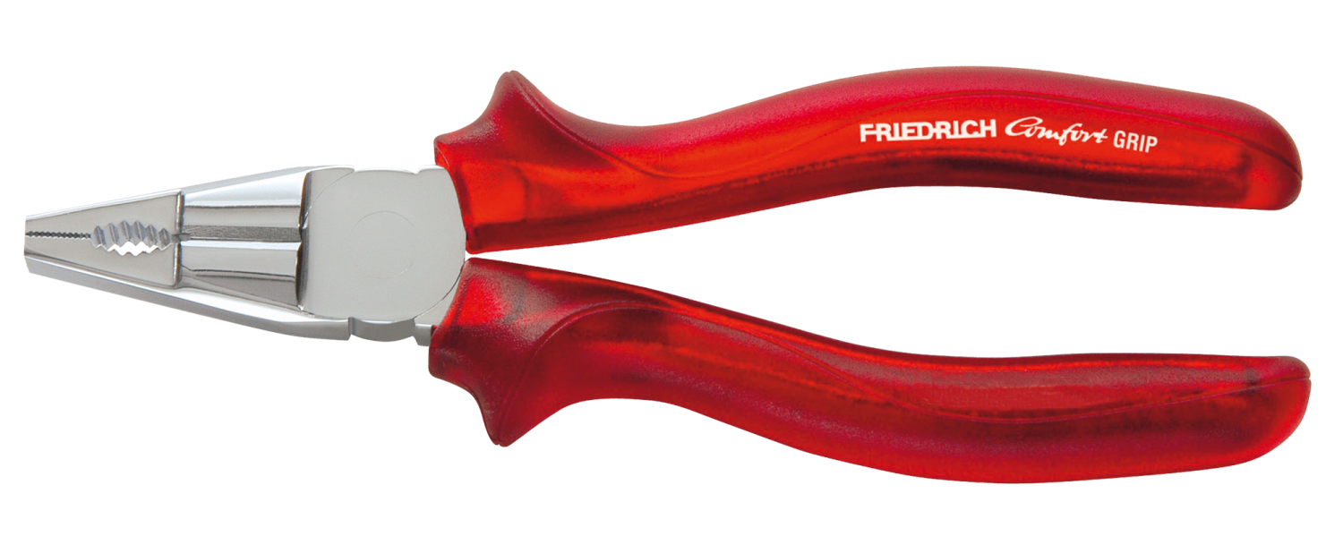 Friedrich Combinatietang rood-transparant 205mm