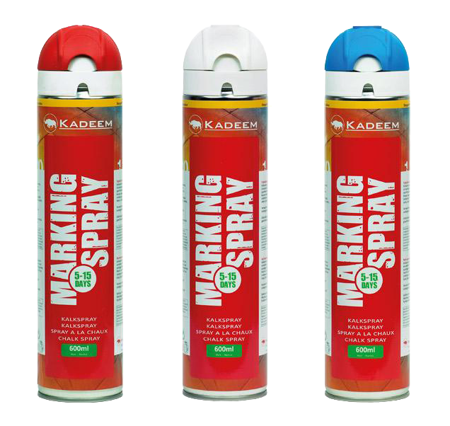 Kadeem Markeerspray Set Rood, Wit en Blauw