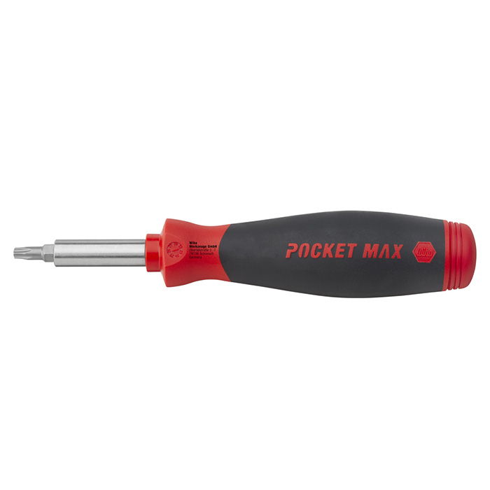 WIHA Schroevendraaier met Bitmagazijn PocketMax Magnetisch SL/PH/PZ/Torx