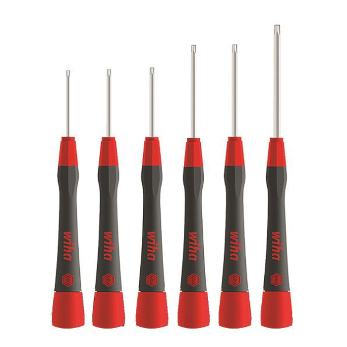 WIHA Micro Schroevendraaierset PicoFinish TORX MagicSpring 267P met houder, 7-delig