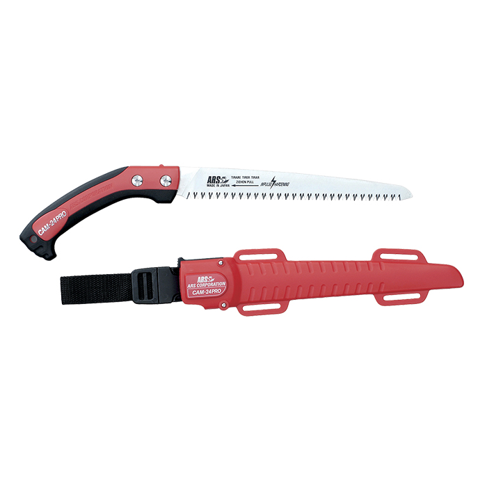 ARS Snoeizaag CAM-24PRO 414/240mm + holster, rood/zwart