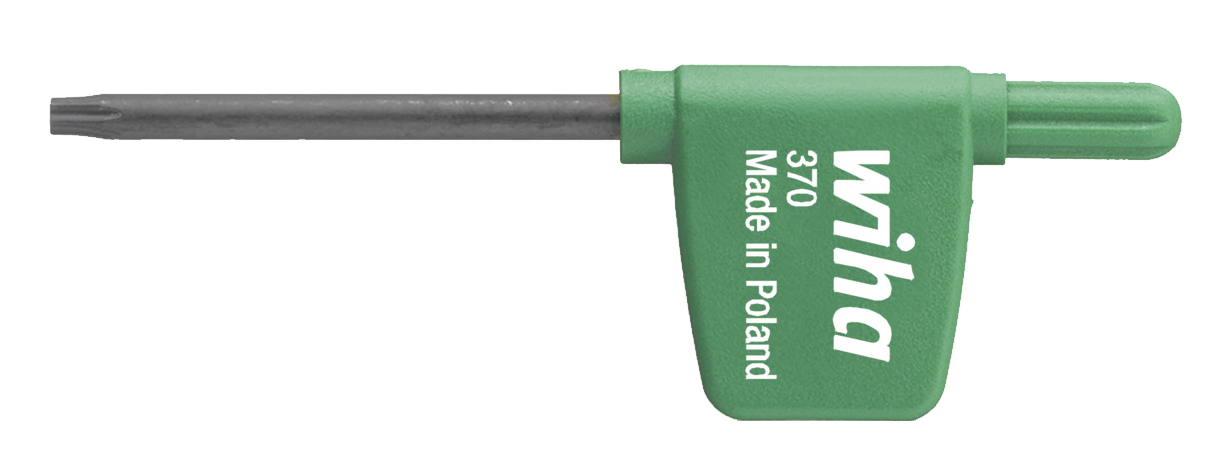 WIHA Vlaggetjesgreep TORXsleutel 370 gezwart T7x35mm