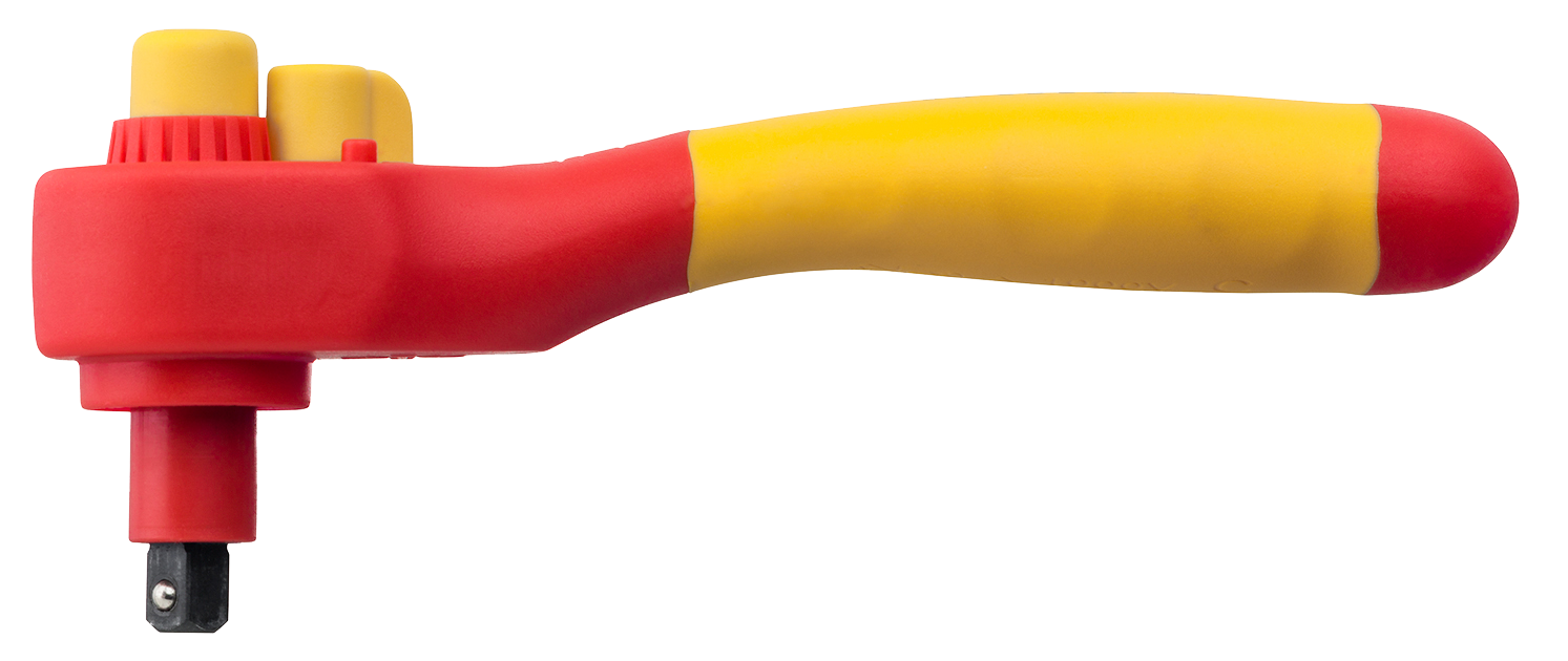 WIHA 3/8" Ratelsleutel voor dopsleutels VDE 1000V 7208NRW