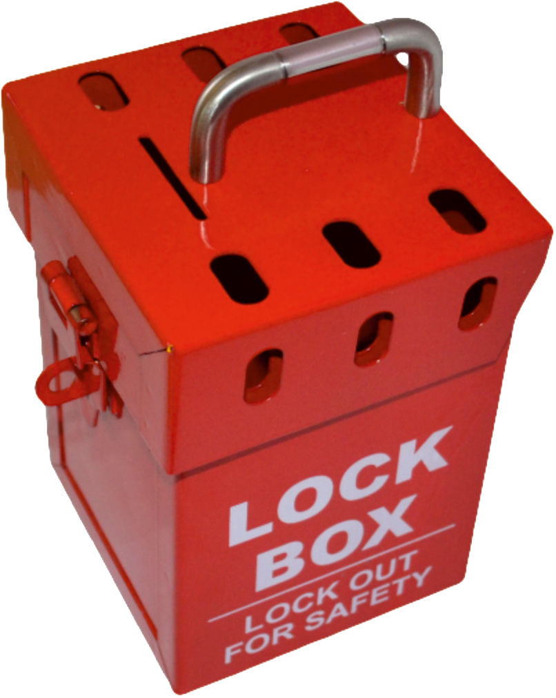 Spectrum Lockout Stalen Opbergbox 7 Veiligheidshangsloten 155 x 115 x 110mm