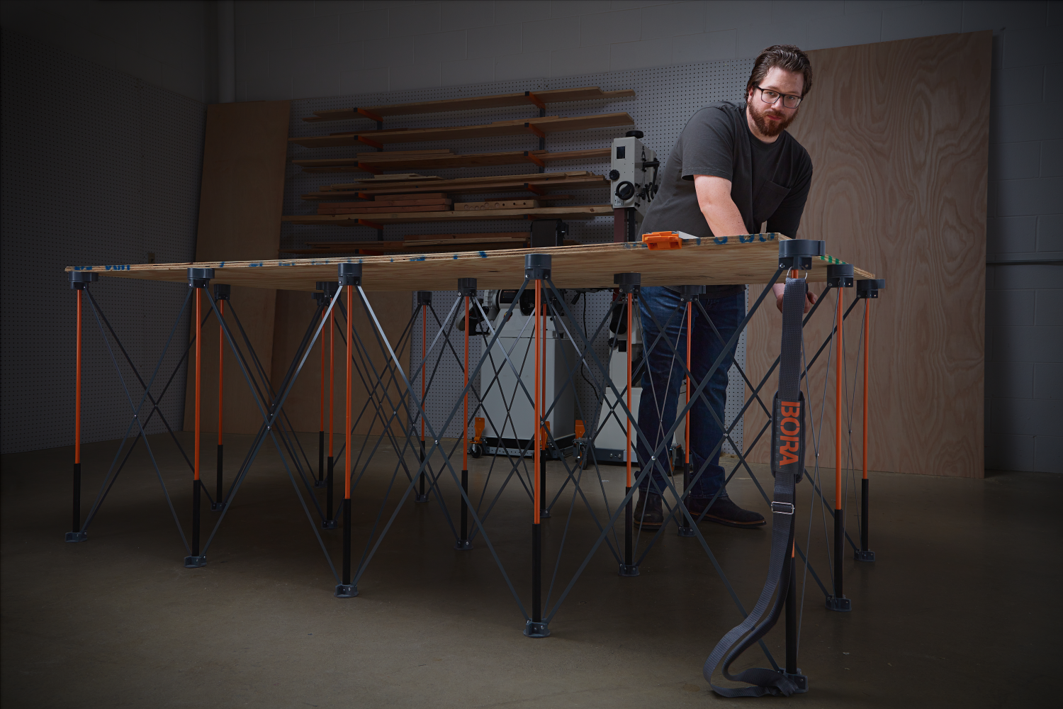 Bora Centipede Onderstel inklapbare Werktafel 91,4cm CT15 122x244cm.png