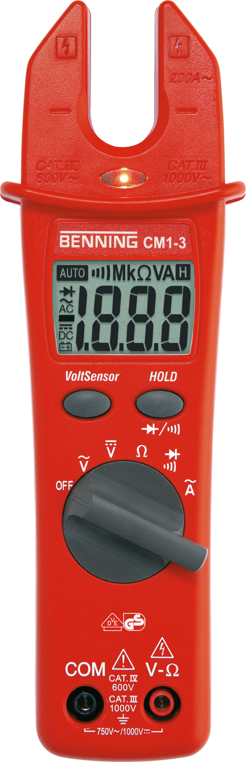 BENNING CM 1-3 Digitale Stroomtang-Multimeter