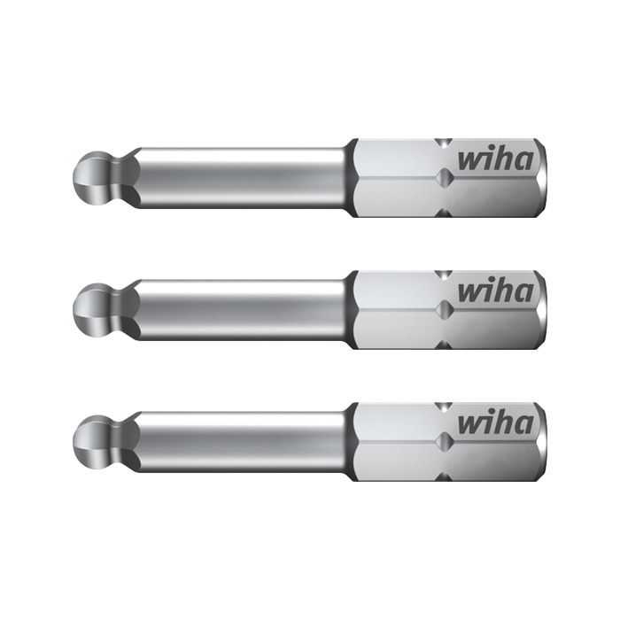 WIHA Standaard Bitset 1/4" C68,3 Inbus Kogelkop 7017 4x38+5x38+6x38 in blister (3 stuks)