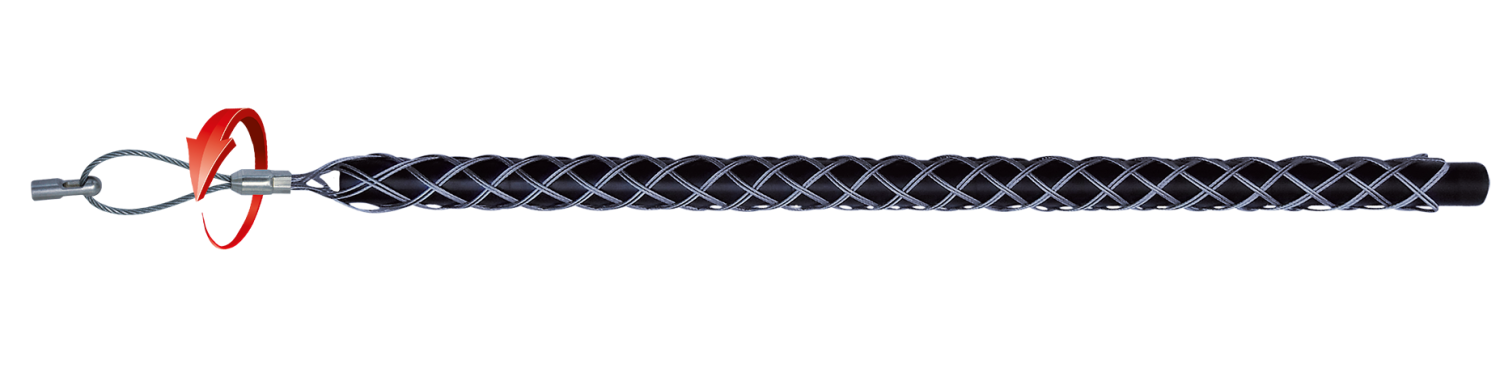 RUNPO RVS Kabeltrekkous met RTG6 schroefdraad en trekoog 9-15mm