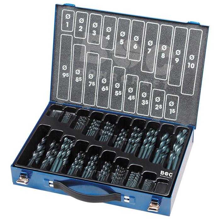 BC Spiraalborenset M601 DIN 338 HSS Rolgewalst Type N Ø 6,0-10,0 x 0,1mm, 41-delig