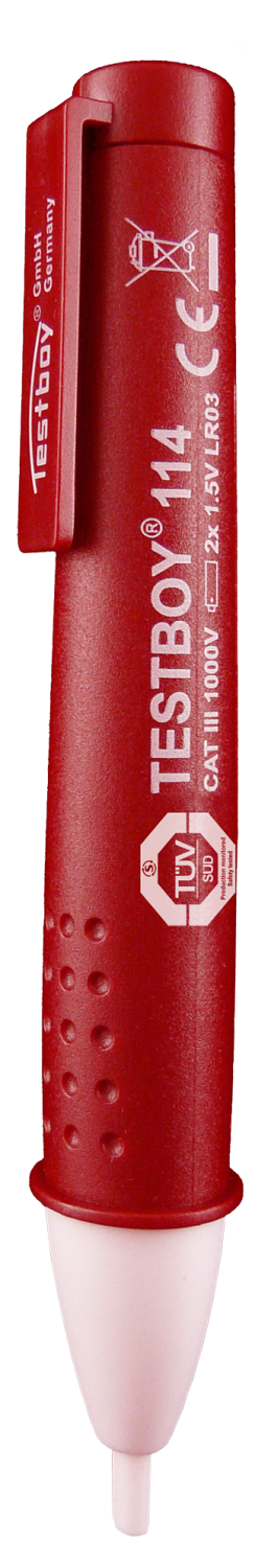 Testboy 114 Contactloze spanningstester 12-1000V AC met LED zaklamp