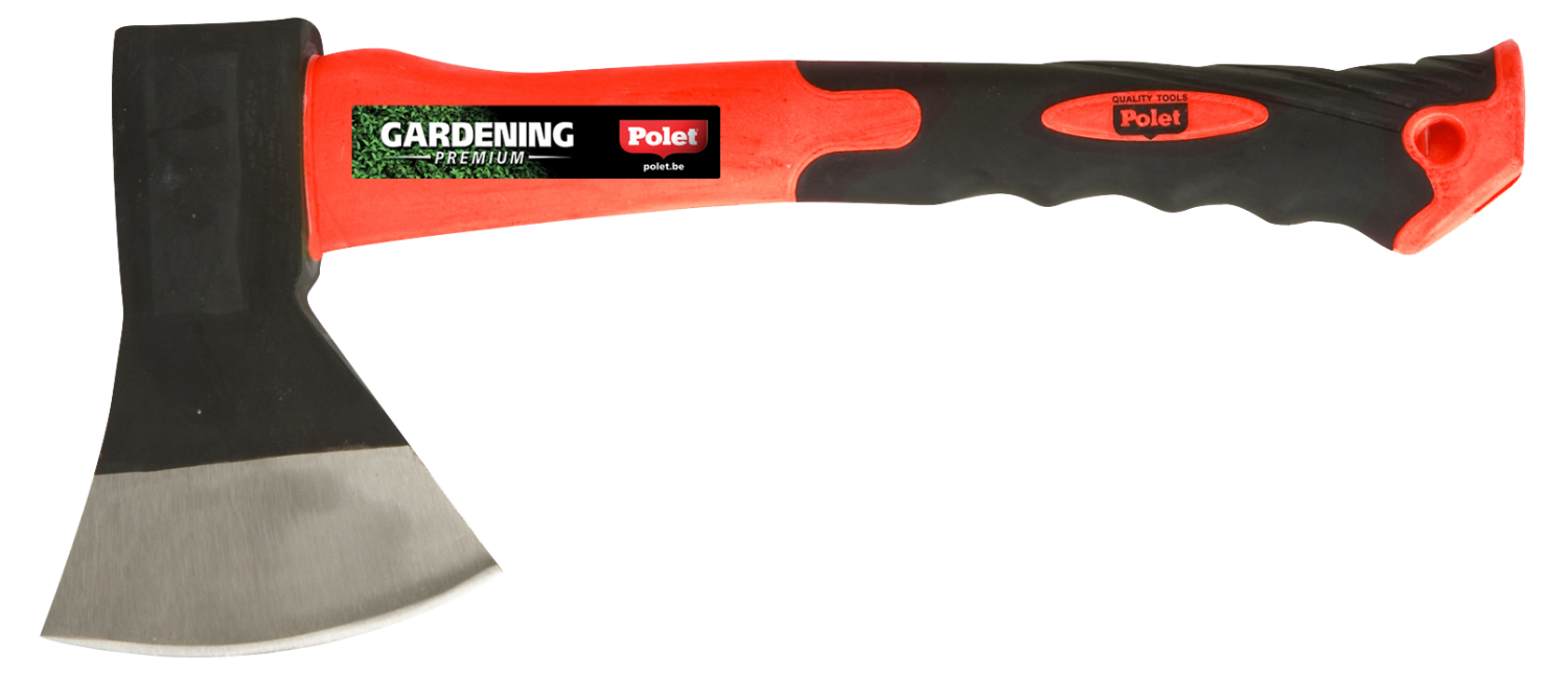 Polet Handbijltje 800 Gram met Fiber 5001 steel 38cm