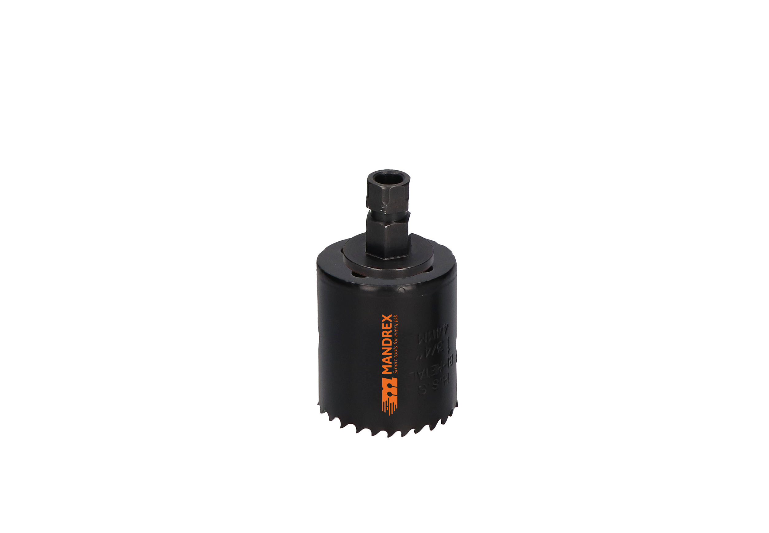 Mandrex Bi-metaal EasyXcut Gatzaag M3 45mm met adapter MHB3Q0043B Ø43mm