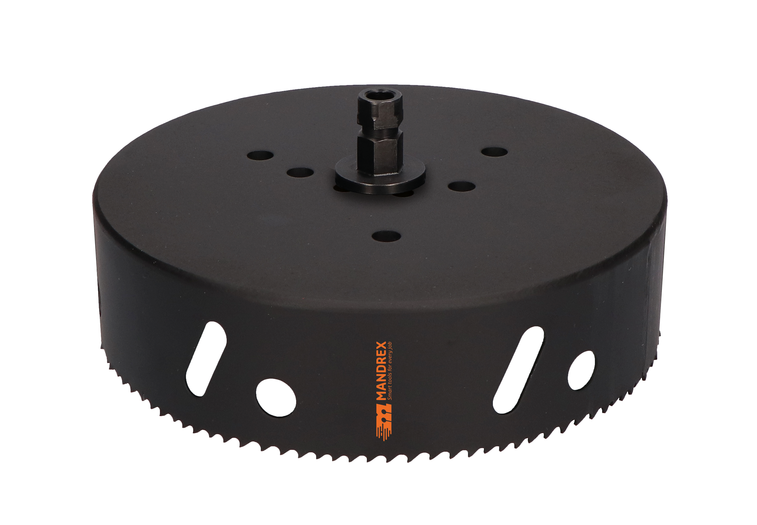 Mandrex Bi-metaal EasyXcut Gatzaag M3 45mm met adapter MHB3Q0168B Ø168mm