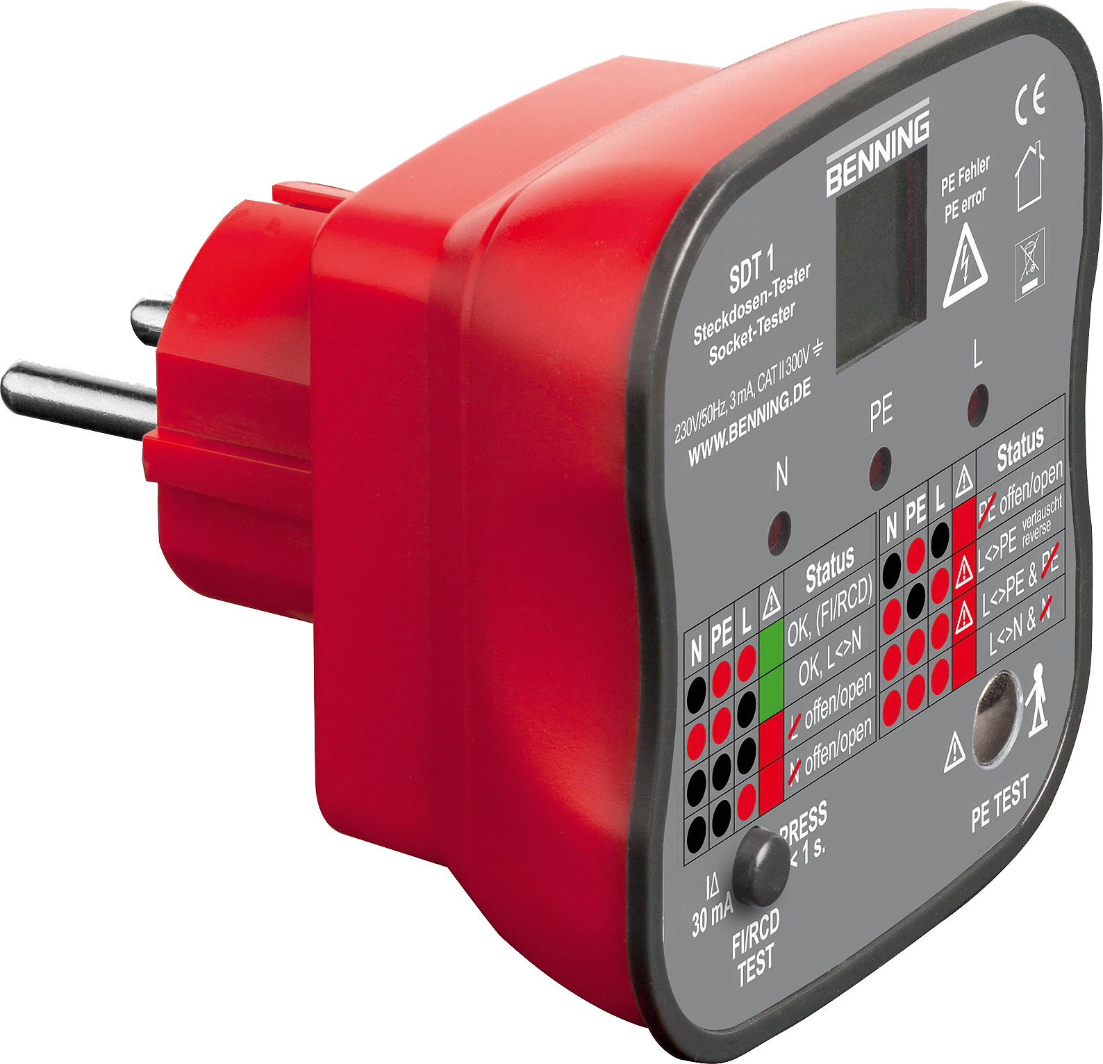 BENNING SDT 1 Contactdoostester