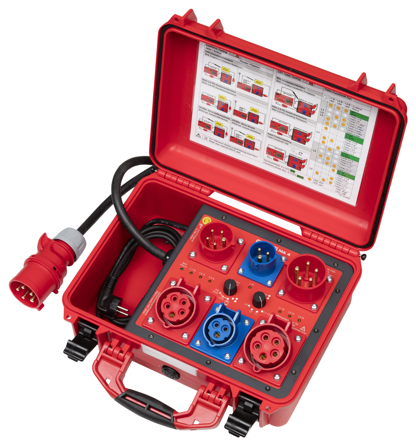 BENNING Meetadapter MA 4 CEE 3/5-polig (actief/passief) ST 725/755+/760+