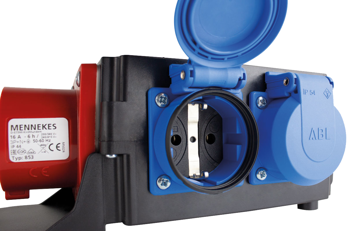 Schwabe CEE MIXO Adapter 400V/16A IP44 5-polig SAAR