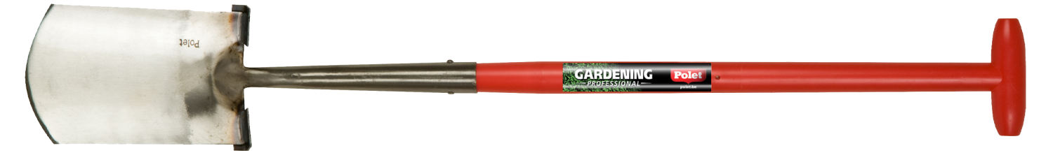 Polet Prof. Zwanenhalsspade Tuin met voetsteun 280/150 T-Steel Fiber 5001 75cm