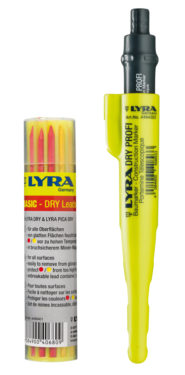 Lyra Dry Profi Vulpotlood + Dry Reservestiften Mix (12st)  in blister