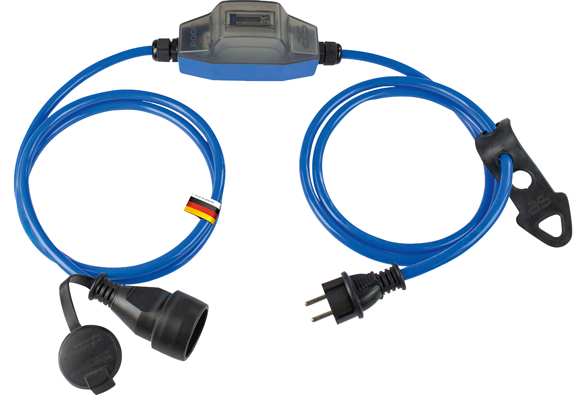 Schwabe Energieverbruiksmeter ROCO 1 230V/16A IP44 H07BQ-F 3G2,5 2x 1,5m