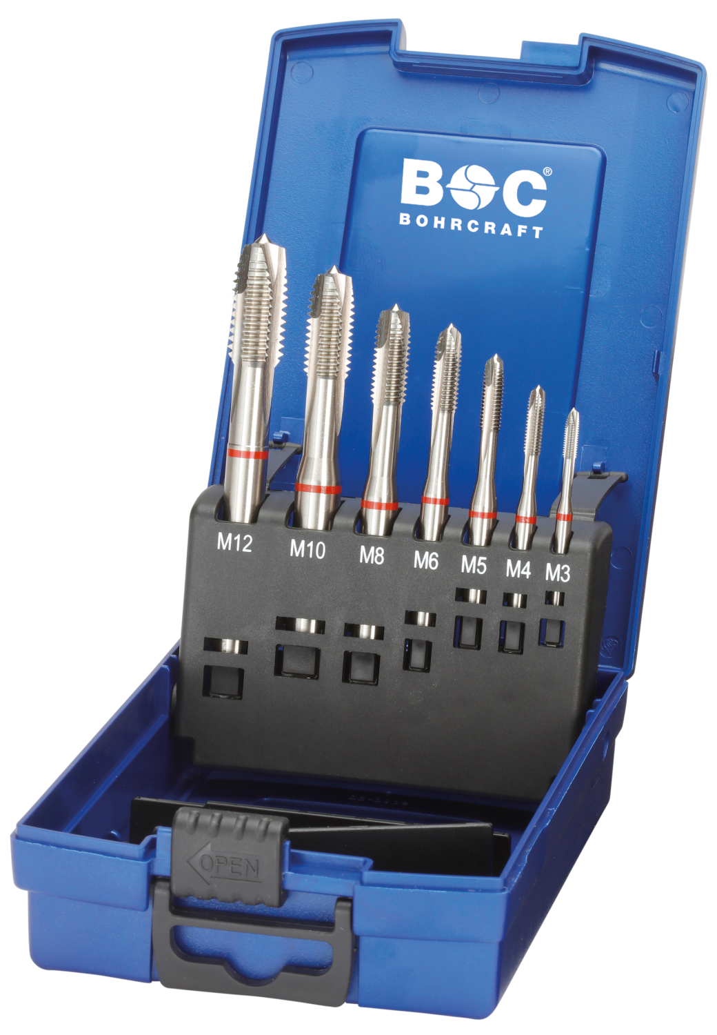 BC PP Machinetappenset HSS-E MGB7G-K TiALN UNI vorm B M3-M12, 7-delig
