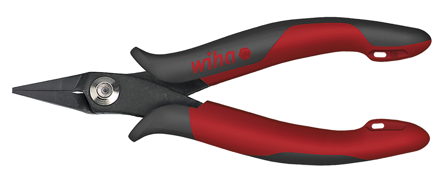 WIHA Puntbektang Electronic Z36003. Smalle, korte kop rechte vorm 135mm