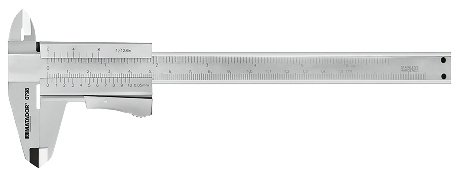 Matador Schuifmaat Analoog DIN 862 150mm