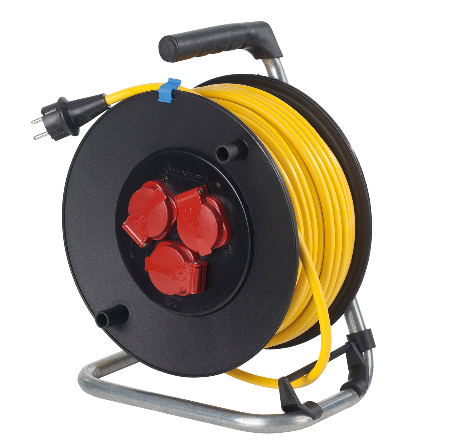 Schwabe Kabelhaspel 230V/16A IP44 PVC AT-N07V3V3-F 3G1.5 geel 40m