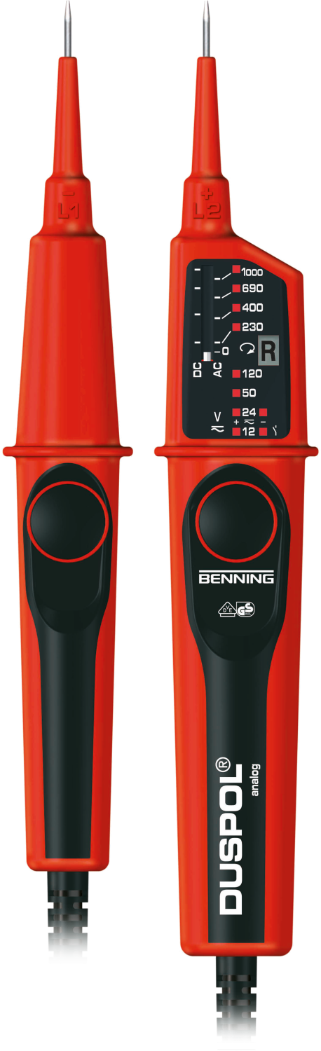 BENNING DUSPOL® analog Tweepolige Spanningstester