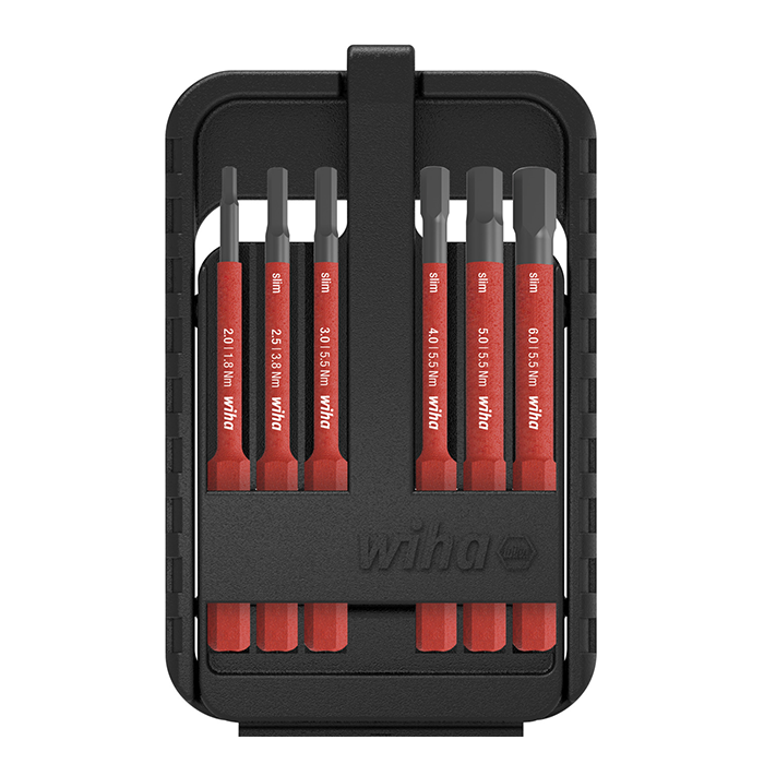 WIHA SlimBitset Electric Box 2831 Inbus, 7-delig in blister