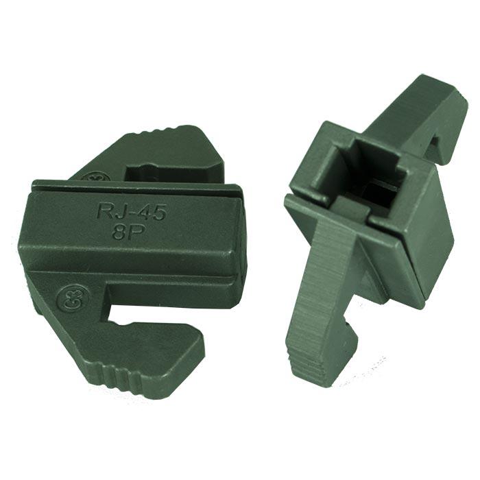 AMW Set inzetstukken RJ11 voor krimptang 1122